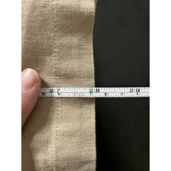 A.K.C. Vintage 1990s Embellished Linen Blend Button-Up Shirt – Beaded - Picture 10 of 10